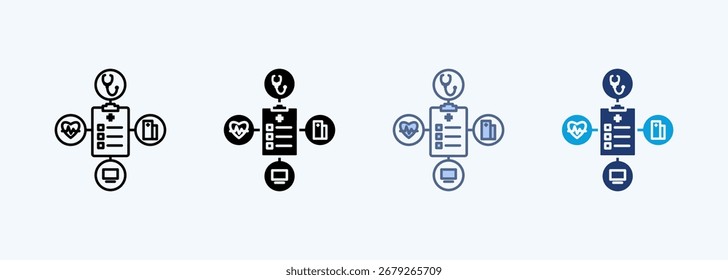 Coleta de Ícones de Vários Estilos para Troca de Informações
