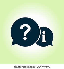 Information exchange theme icon, collect and analyze info. Flat design style. Vector EPS 10.