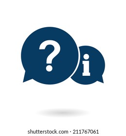 Information exchange theme icon, collect and analyze info. Flat design style. Vector EPS 10.