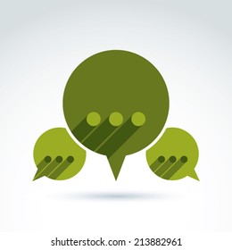 Information exchange theme icon, collect and analyze info, vector conceptual unusual symbol for your design.