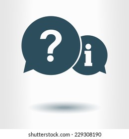 Information exchange theme icon, collect and analyze info. Flat design style. Vector EPS 10.