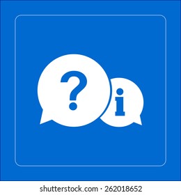 Information exchange theme icon, collect and analyze info. Flat design style. Vector EPS 10.