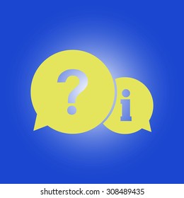Information exchange theme icon, collect and analyze info. Flat design style. Vector EPS 10.
