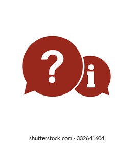 Information exchange theme icon, collect and analyze info. Flat design style. Vector EPS 10.