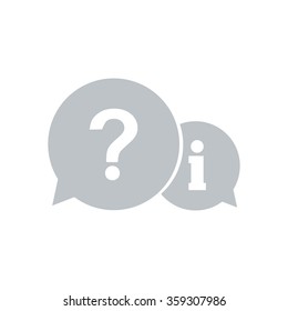 Information exchange theme icon, collect and analyze info. Flat design style. Vector EPS 10.