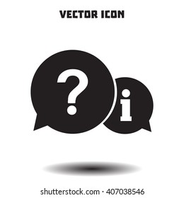 Information exchange theme icon, collect and analyze info. Flat design style. Vector EPS 10.