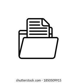 Information Extraction icon in vector. Logotype