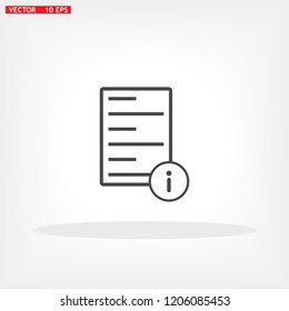 Information file icon