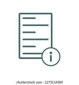 Information file icon