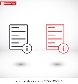 Information file icon