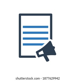 information file icon - info document icon