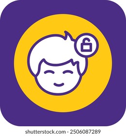 Diseño de icono de Vector de curva llena de información