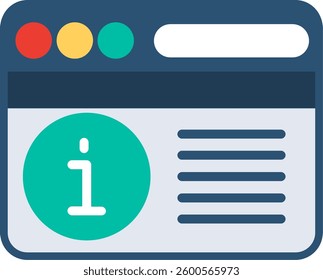 Information Flat Illustration Vector Design