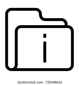 Information folder icon