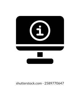 Information Glyph Icon. Information Icon