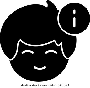 Diseño de icono de Vector de glifo