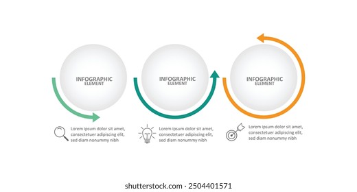 Information graphic data template business 