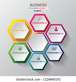 information graphic or infographic color element vector