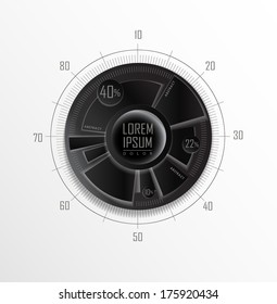 Information graphic for option, speech template. Vector illustration. can be used for diagram, number options, web design, banner template, info graphic.