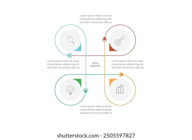 Informationsgrafikvorlagen für Unternehmen 