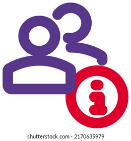 information of a group messenger with i button