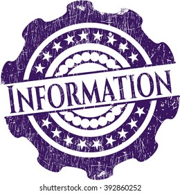 Sello de gruñón de información