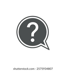 Information Help Desk Icon Vector Template