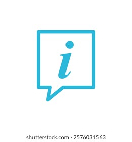 Information Help Desk Icon Vector Template