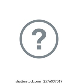 Information Help Desk Icon Vector Template