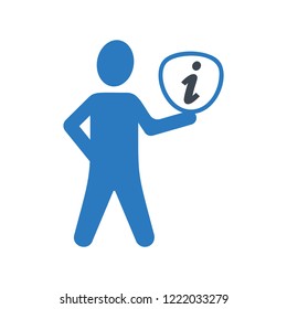 Information icon blue