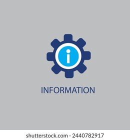 Colección de iconos de información. Botón Info. Símbolo de información estilo plano 