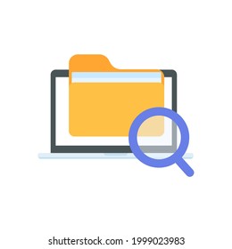 Information icon. data management reading guide Customer information assistance concept