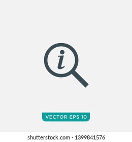 Information Icon Design, Vector EPS10