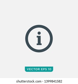 Information Icon Design, Vector EPS10