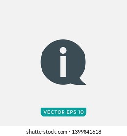 Information Icon Design, Vector EPS10