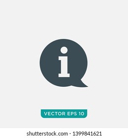 Information Icon Design, Vector EPS10