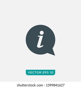 Information Icon Design, Vector EPS10