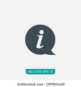 Information Icon Design, Vector EPS10