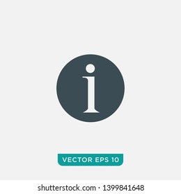Information Icon Design, Vector EPS10