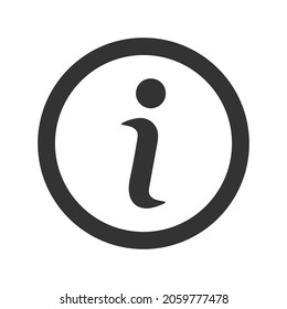 Information Icon Design Vector Graphic