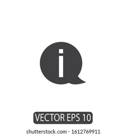 Information Icon Design, Vector Template