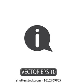 Information Icon Design, Vector Template
