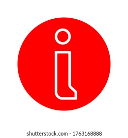 Design von Informationssymbolen, trendige Kollektion im Flachstil 