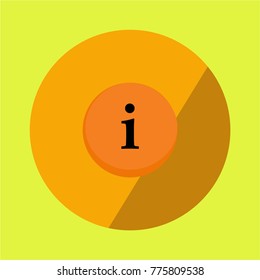 information icon flat design