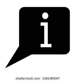 information icon glyph vector design