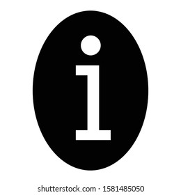 information icon glyph vector design