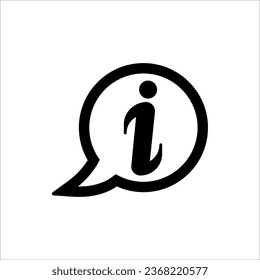 information icon. illustration isolated on white background.