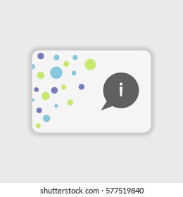 Information icon illustration isolated vector sign symbol