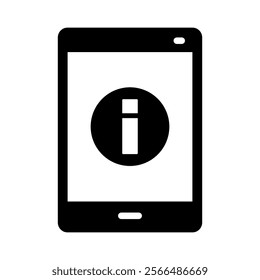 Information icon illustration vector design template