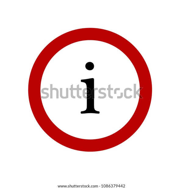 Information Icon Info Button Helpdesk Sign Stock Vector Royalty